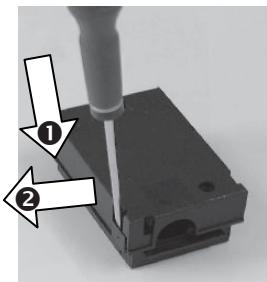 ROSIERES RCP12PN 15J,  RCP12PN 15J,  RCP12PN BOCUSE - To open the terminal strip cover: - 1