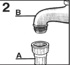 ROSIERES TRIPLE 10G - WATER CONNECTION : - 2