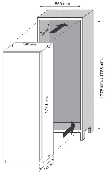 ROSIERES RBLP3683/3 - INVERSER LE SENS D'OUVERTURE DES PORTES - 6