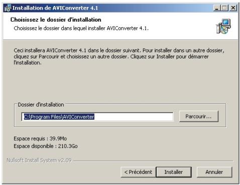 ESSENTIELB COSY POP - Installation du logiciel AVI converter - 3