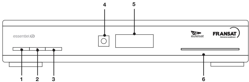 ESSENTIELB EASY SD FRANSAT - Description du terminal - 1
