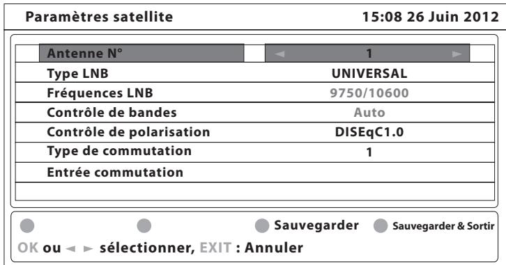 ESSENTIELB EASY SD FRANSAT - .PARAMÉTRE SATELLITE - 1