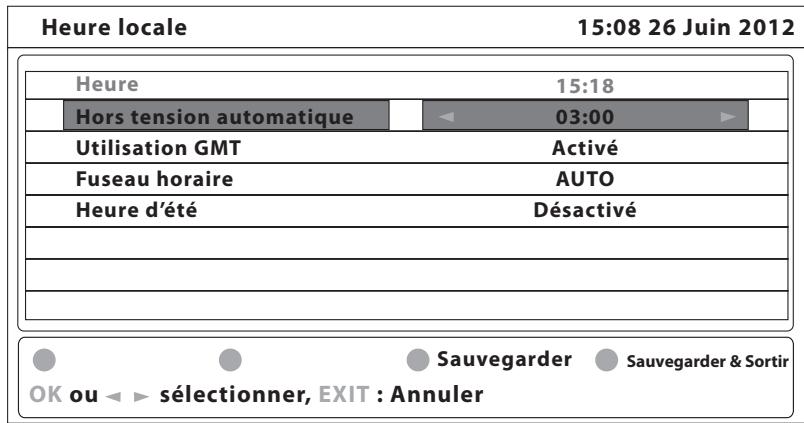 ESSENTIELB EASY SD FRANSAT - .RÉGLAGE DE L'HEURE - 1
