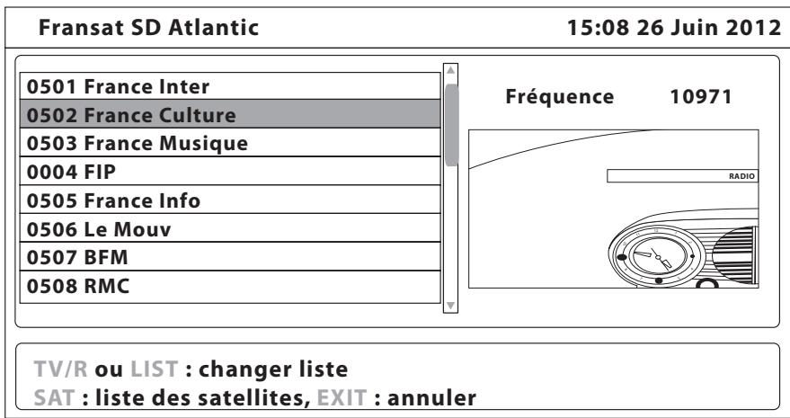 ESSENTIELB EASY SD FRANSAT - AFFICHER LA LISTE DES CHÂINES - 3