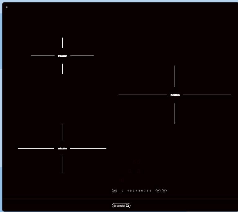 ESSENTIELB ETVI 32S - Table de cuisson par induction - 2