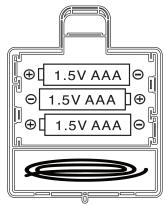 ESSENTIELB LIGHT UP - 1) Insertion des piles dans le radio-réveil (facultatif) - 1
