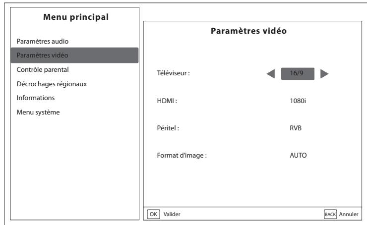 ESSENTIELB MAGICREADY BASE HD TNTSAT,  MAGICREADY NOMADE HD TNTSAT - Paramètres video - 1