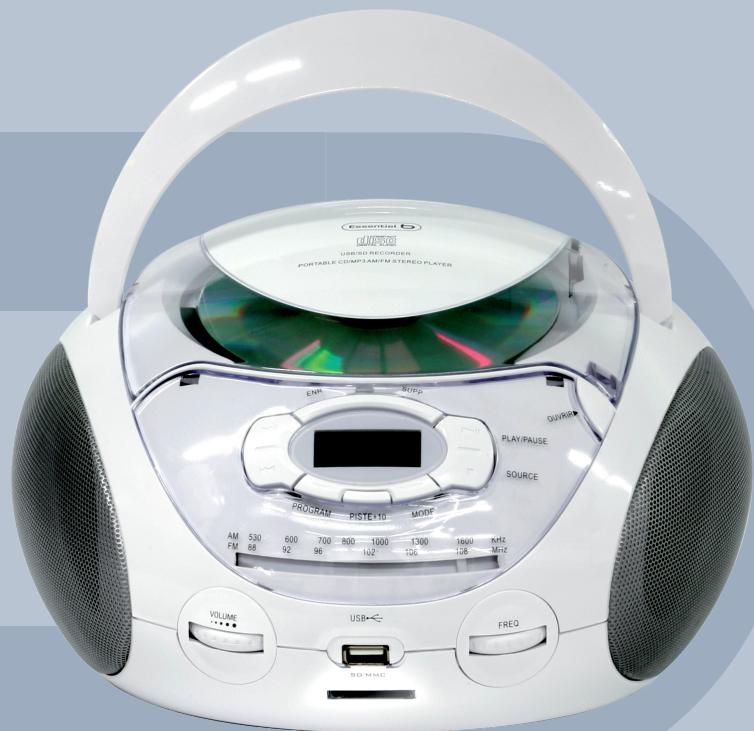 ESSENTIELB MAMBO - Lecteur Radio CD / MP3 Mambo - 1