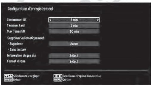 ESSENTIELB MELIA - Configuration d'enregistrement - 1