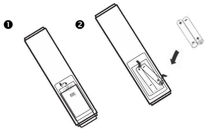 ESSENTIELB MINEO - INSERTION DES PILES ET PORTEE DE LA TELEMANDE - 1