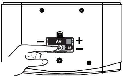 ESSENTIELB MUSIC UP - INSERTION DES PILES - 1