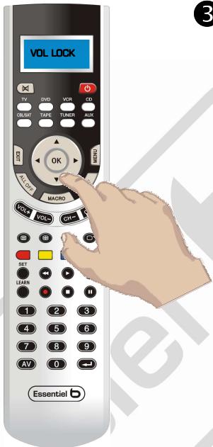 ESSENTIELB QUATUOR - Régulation du volume sonore - 2