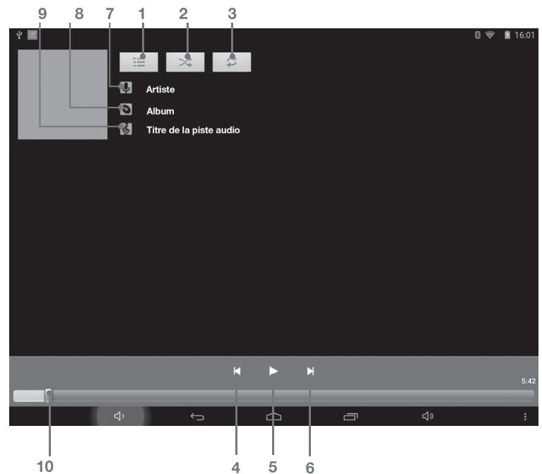 ESSENTIELB SMART'TAB 7800 - Lire un fichier audio - 1