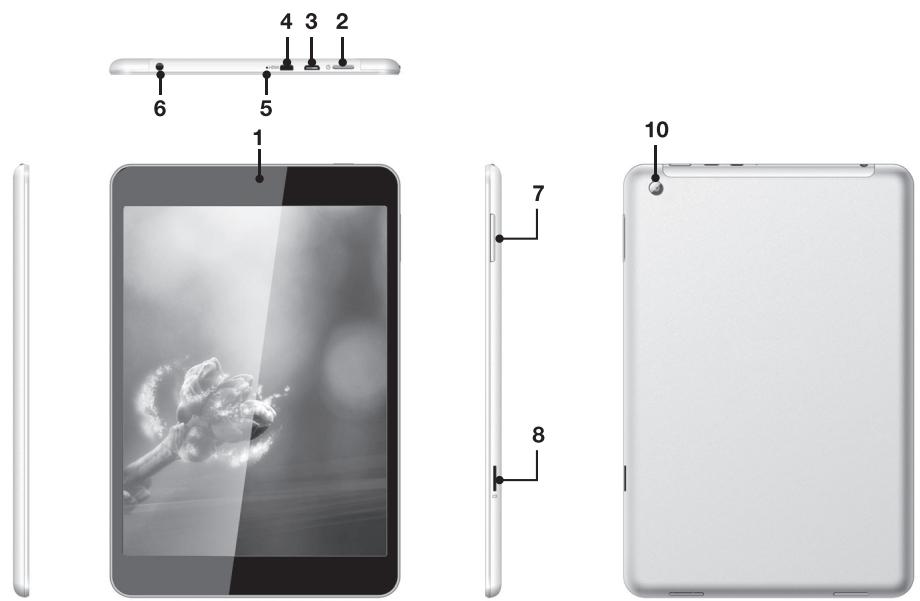 ESSENTIELB SMART'TAB 7800 - description de la tablette - 1