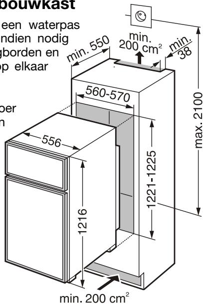 LIEBHERR KIDV 3242 - Inbouwen in de ombouwkast - 1