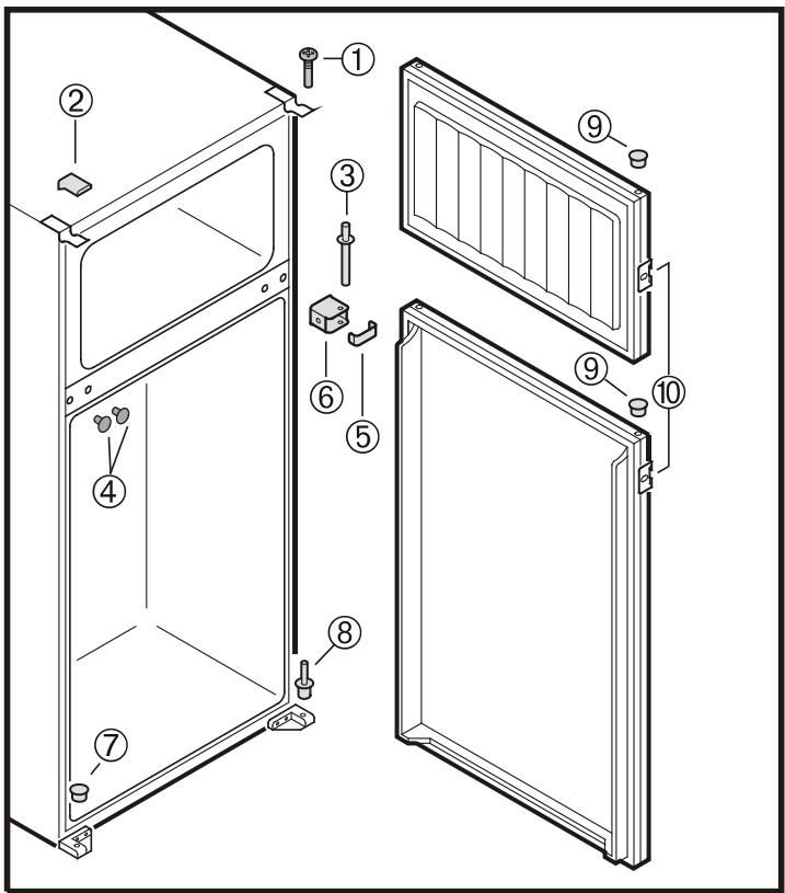 LIEBHERR KIDV 3242 - Deur ombouwen - 1