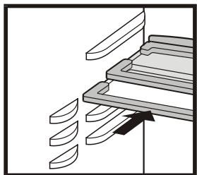 LIEBHERR KIV 3244 - Repositioning the door racks - 2