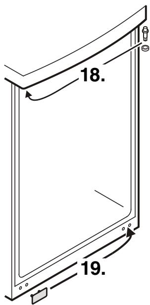 LIEBHERR WK 1806 - Inversion du sens d'ouverture de la porte sur les appareils avec une porte vitrée - 13