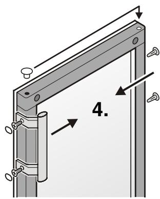 LIEBHERR WK 1806 - Inversion du sens d'ouverture de la porte sur les appareils avec une porte vitrée - 6
