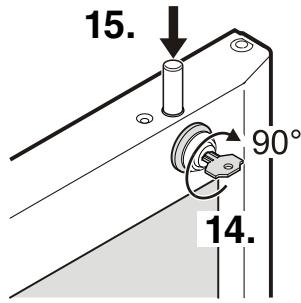 LIEBHERR WK 1806 - Inversion du sens d'ouverture de la porte sur les appareils avec une porte vitrée - 10