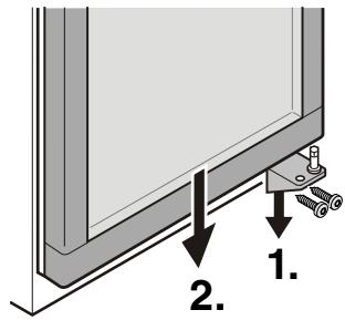 LIEBHERR WK 1806 - Inversion du sens d'ouverture de la porte sur les appareils avec une porte vitrée - 4