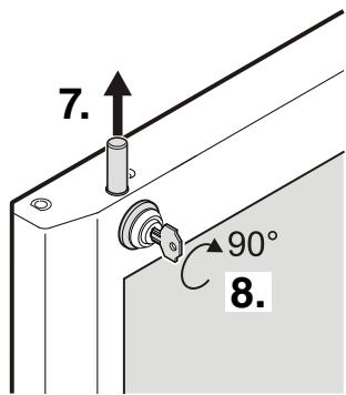 LIEBHERR WK 1806 - Inversion du sens d'ouverture de la porte sur les appareils avec une porte vitrée - 8