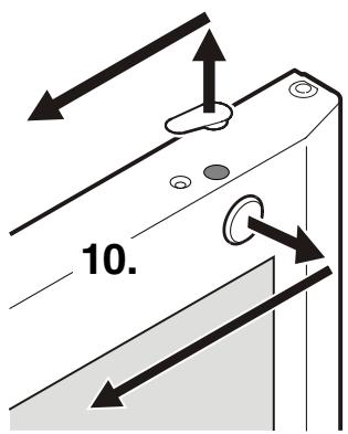 LIEBHERR WK 1806 - Inversion du sens d'ouverture de la porte sur les appareils avec une porte vitrée - 11