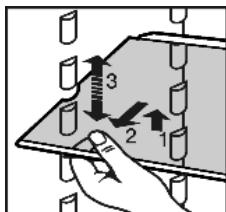 LIEBHERR TP 1710 - Decaler les tablettes de rangement - 1