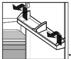 LIEBHERR TP 1710 - Retirer les balconnets de contre-porte - 1