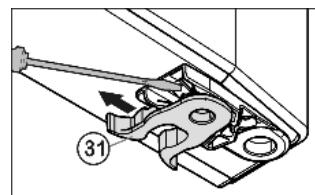 LIEBHERR CBPESF 4043 COMFORT BIOFRESH - Respectivement sur la porte supérieure et inférieure : - 1