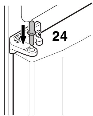 LIEBHERR CTNES 4753 PREMIUM NOFROST - Inversion du sens d'ouverture de la porte - 10