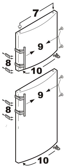 LIEBHERR CTNES 4753 PREMIUM NOFROST - Inversion du sens d'ouverture de la porte - 7