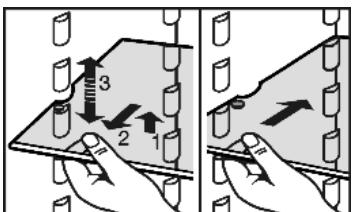 LIEBHERR KB 3610 COMFORT BIOFRESH - Decaler les tablettes de rangement - 1