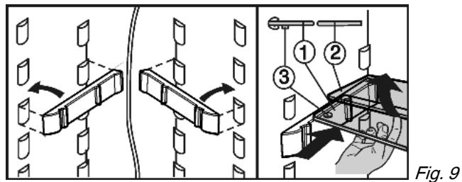 LIEBHERR KB 4210 COMFORT BIOFRESH - Utiliser la tablette de rangement composée de deux parties - 1