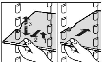 LIEBHERR KB 4210 COMFORT BIOFRESH - Décaler les tablettes de rangement - 1