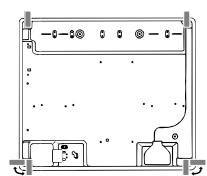 SCHOLTES PP 73 G AT - Scheme de fixation des crochets - 4