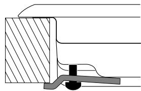 SCHOLTES TF 753 S (IX) - Bevestigingschema van het kookvlak - 2