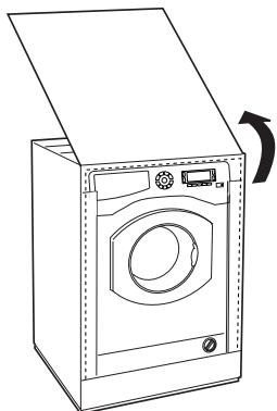 SCHOLTES MAXI SMLE 129 - Applicazione del pannello in legno alla porta e insertimento della macchina nei mobili: - 2