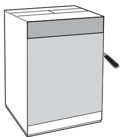SCHOLTES MAXI SMLE 129 - Applicazione del pannello in legno alla porta e insertimento della macchina nei mobili: - 1