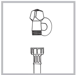 SCHOLTES MAXI SMLE 129 - Collegamento del tubo di alimentazione dell'acqua - 1
