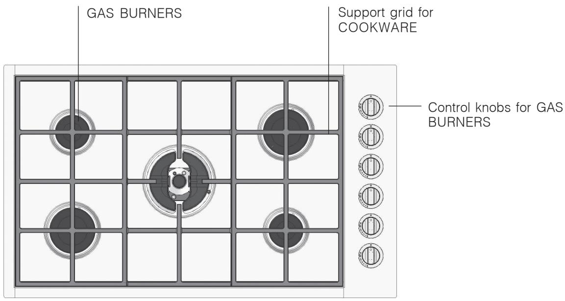 SCHOLTES PP 40 DCDR SF - Description of the appliance - 1