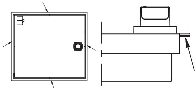 SCHOLTES TEPPAN YAKI F - Securing the appliance to the cabinet - 1