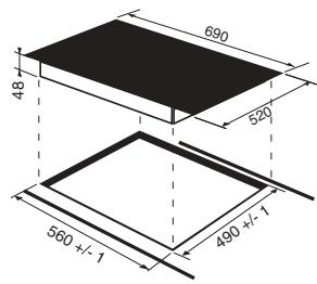SCHOLTES TRC 630 C - Empotramiento - 2