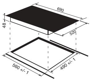 SCHOLTES TRC 630 C - Encastrement - 2