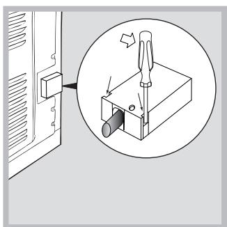 SCHOLTES FP 955.1 S - Ouverture du bornier: - 1