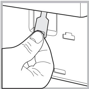 SCHOLTES SMLE 129 - Apertura manual de la puerta - 2