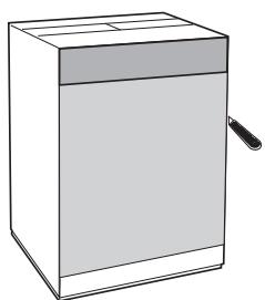 SCHOLTES SMLE 129 - Application du panneau d'habillage en bois sur la porte et montage du machine à laver à l'intérieur des éléments: - 1