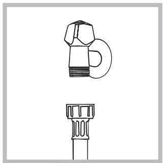 SCHOLTES SMLE 129 - Conexión del tubo de alimentación de agua - 1