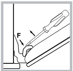 SCHOLTES DFS 1032ELS P - Nettoyage de la porte - 2