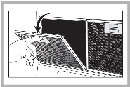 SCHOLTES HSE 159 IX - Replacing the carbon filter (HPI 95) - 1